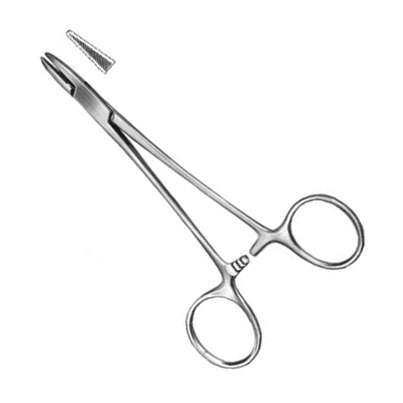 Brown Needle Holder