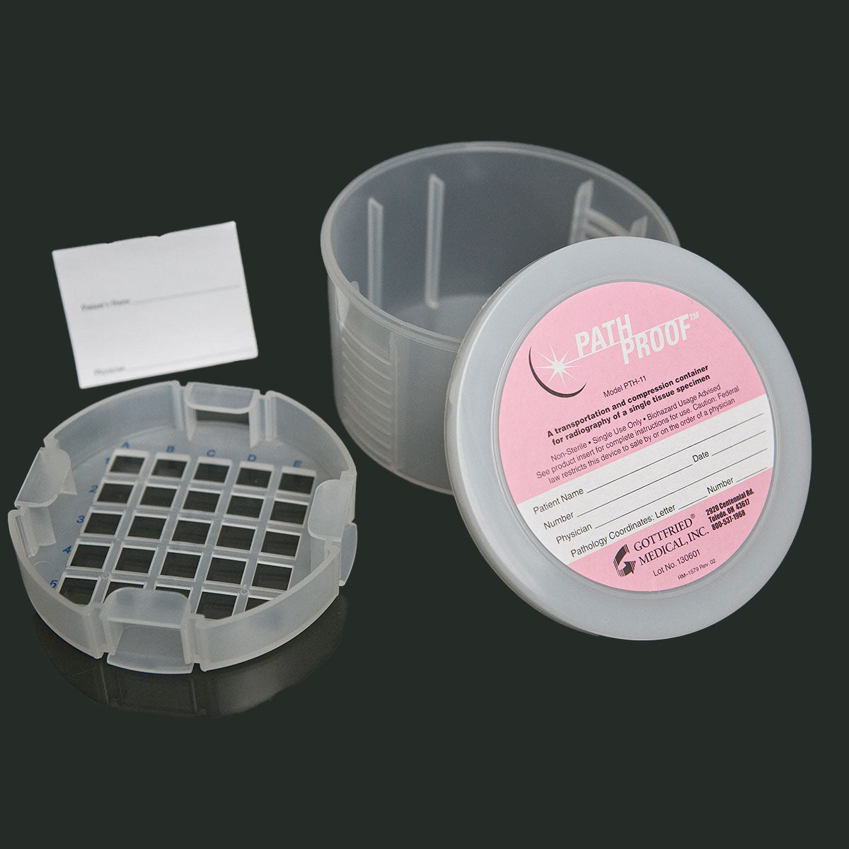 PathProof Surgical Breast Tissue Specimen Container (Box of 12)