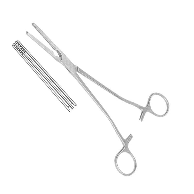 Zep-Type Atraumatic Hysterectomy Forceps - Straight